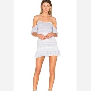 Nbd purple dress revolve lace xs